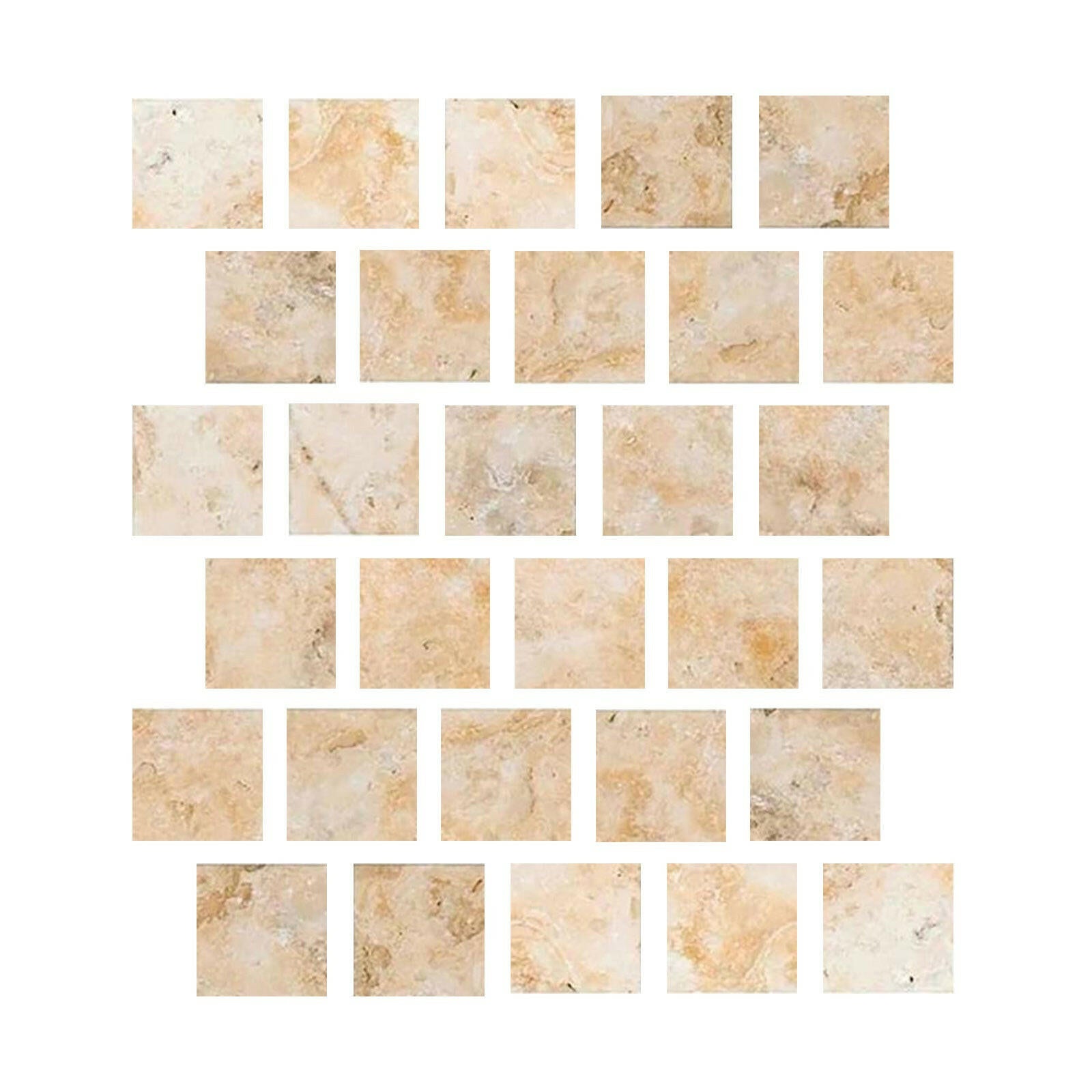 Special Cut | 3x3 Antico Onyx Travertine Filled & Polished Tile Special Cut | 3x3 Antico Onyx Travertine Filled & Polished Tile - American Tile Depot
