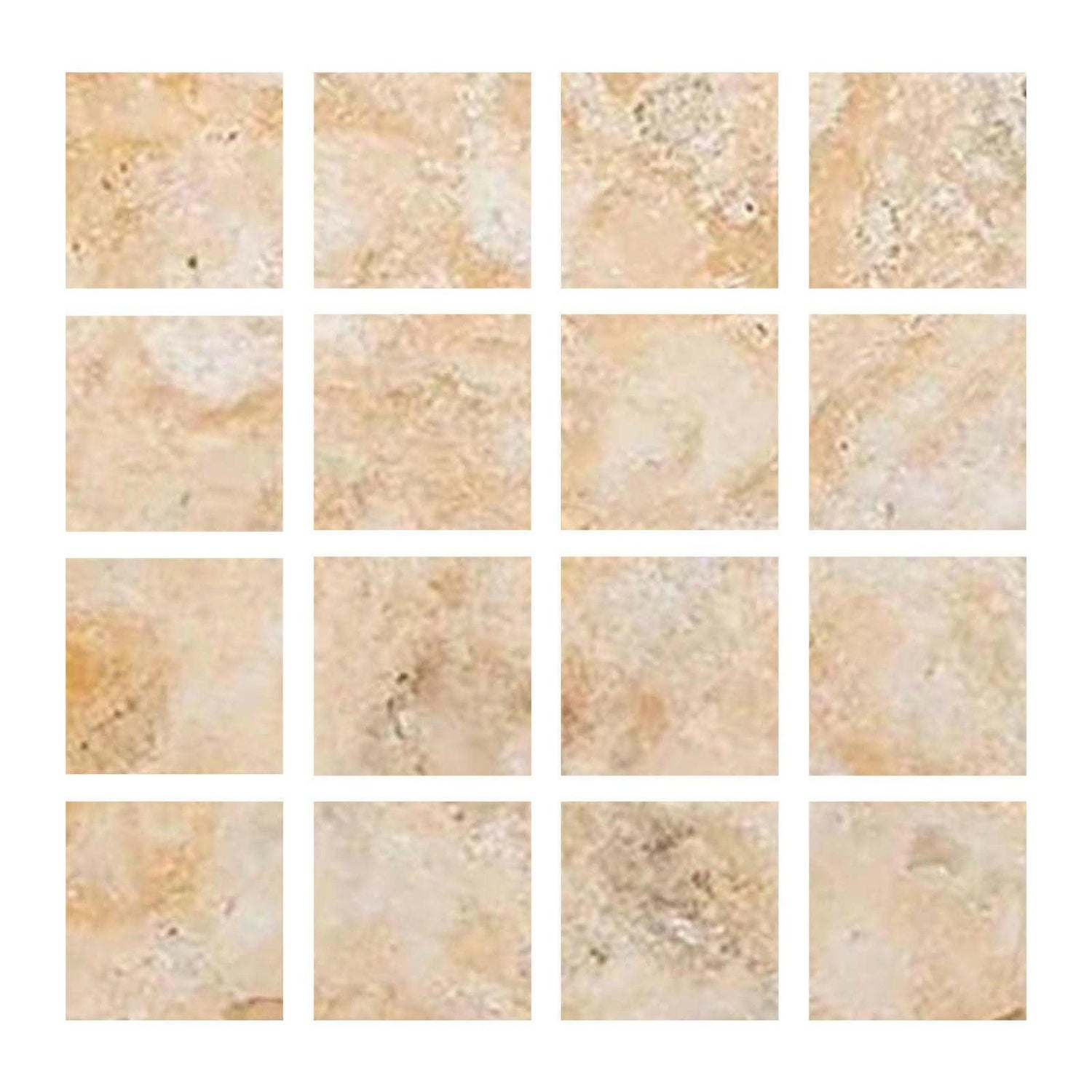 Special Cut | 3x3 Antico Onyx Travertine Filled & Polished Tile Special Cut | 3x3 Antico Onyx Travertine Filled & Polished Tile - American Tile Depot