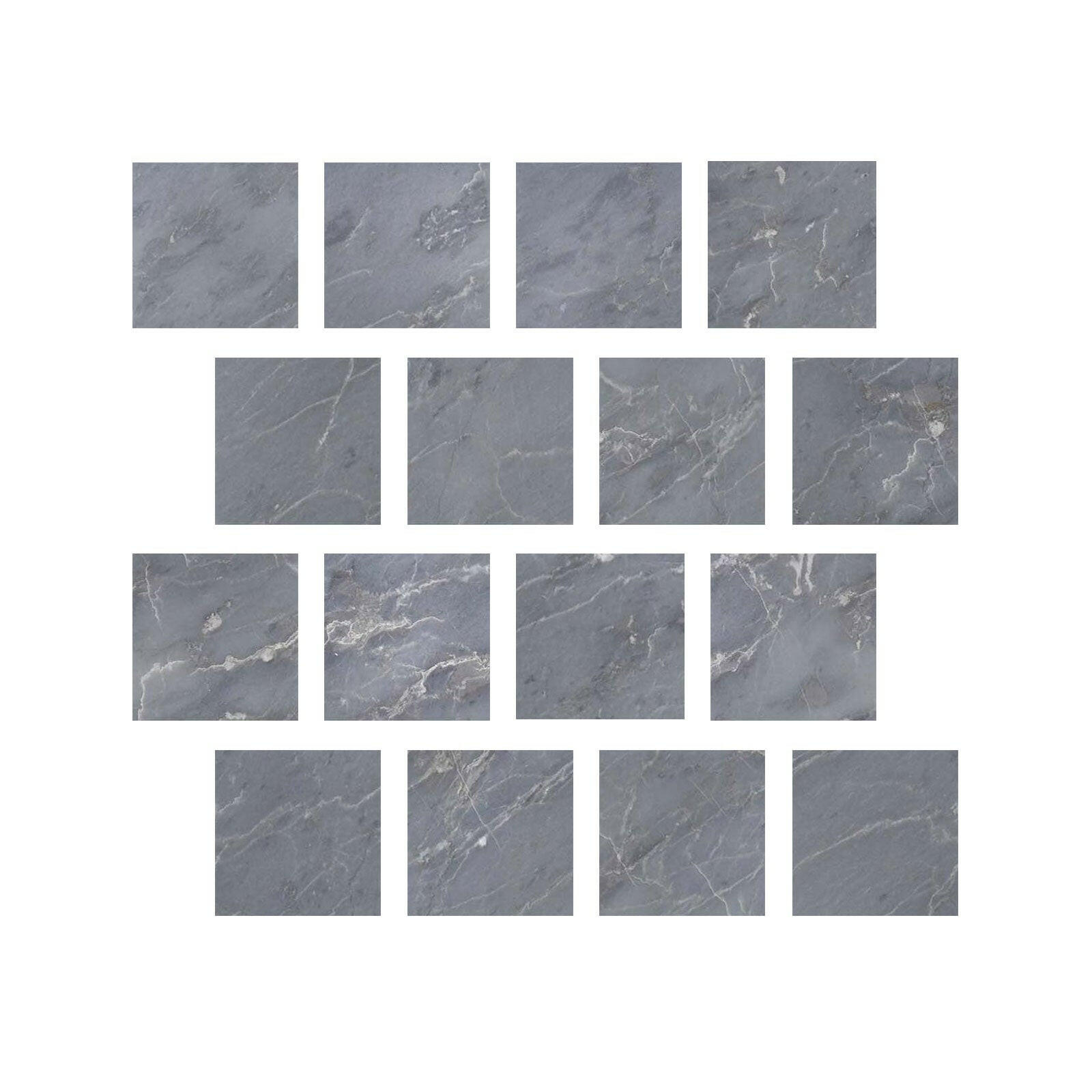 Special Cut | 3x3 Bardiglio Imperiale Marble Polished Tile Special Cut | 3x3 Bardiglio Imperiale Marble Polished Tile - American Tile Depot
