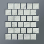 Special Cut | 3x3 Bianco Venatino Marble Honed Tile Special Cut | 3x3 Bianco Venatino Marble Honed Tile - American Tile Depot