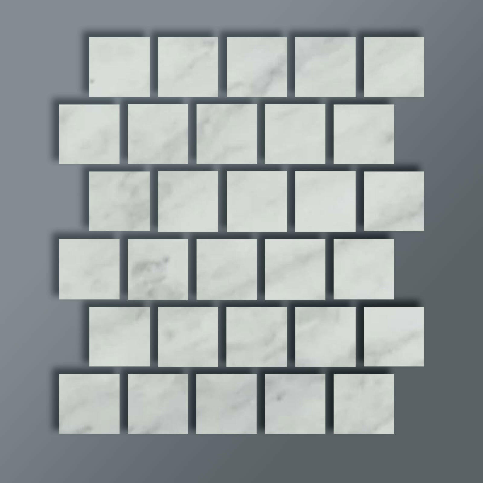 Special Cut | 3x3 Bianco Venatino Marble Honed Tile Special Cut | 3x3 Bianco Venatino Marble Honed Tile - American Tile Depot