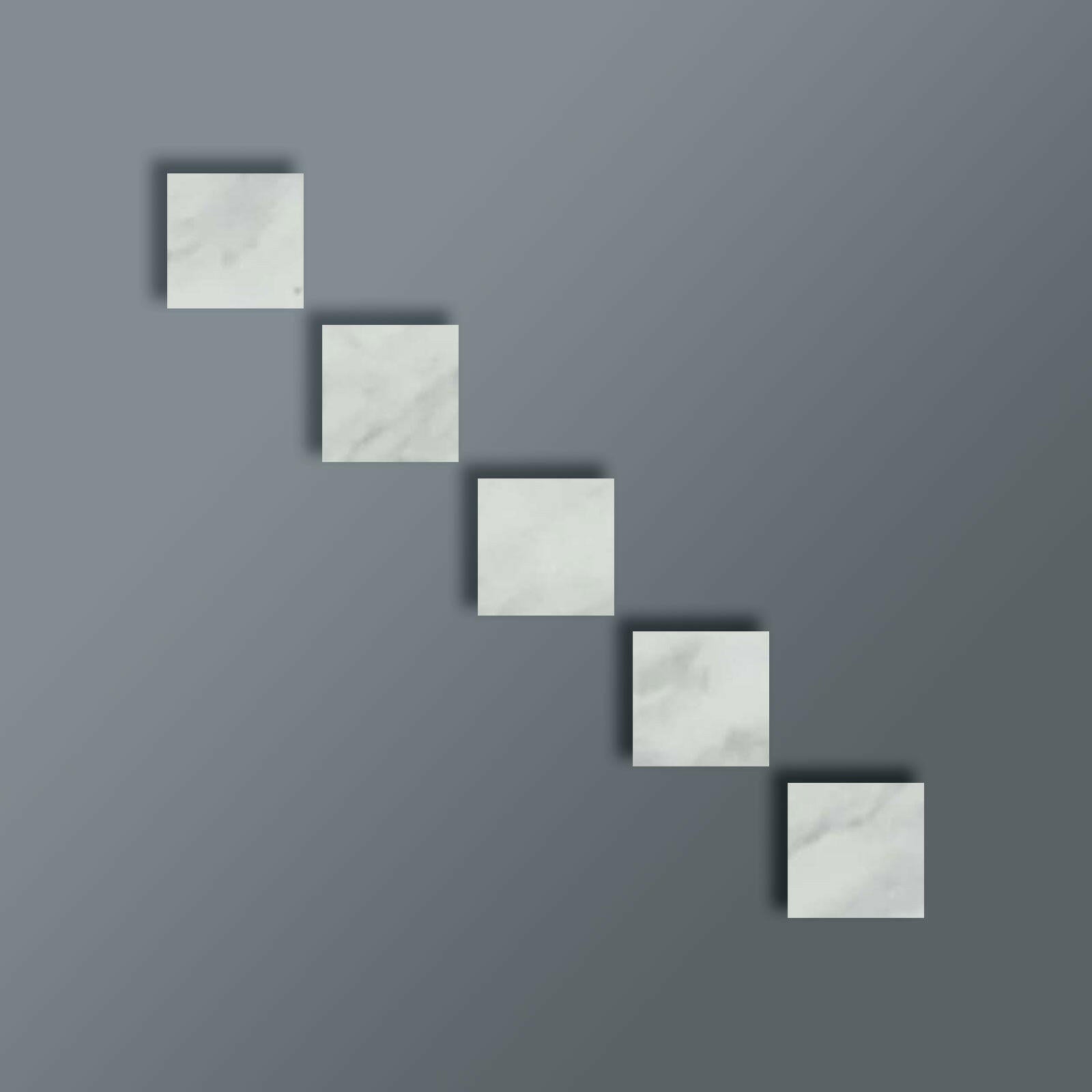 Special Cut | 3x3 Bianco Venatino Marble Polished Tile Special Cut | 3x3 Bianco Venatino Marble Polished Tile - American Tile Depot