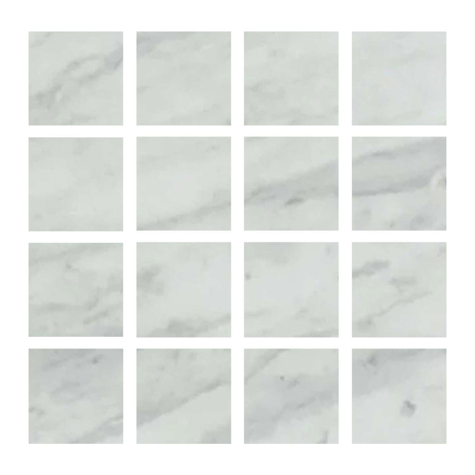 Special Cut | 3x3 Bianco Venatino Marble Polished Tile Special Cut | 3x3 Bianco Venatino Marble Polished Tile - American Tile Depot