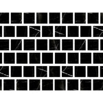 Special Cut | 3x3 Black Marquina Marble Honed Tile Special Cut | 3x3 Black Marquina Marble Honed Tile - American Tile Depot