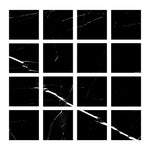 Special Cut | 3x3 Black Marquina Marble Honed Tile Special Cut | 3x3 Black Marquina Marble Honed Tile - American Tile Depot