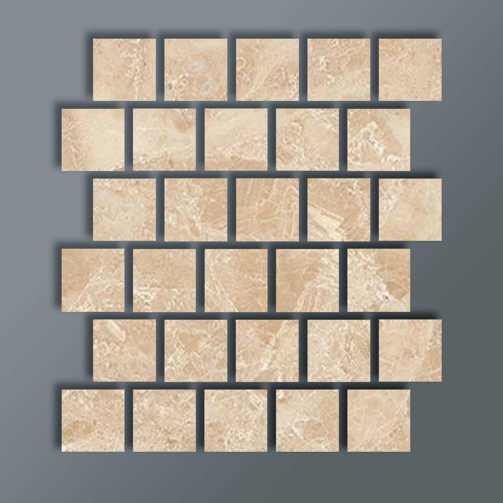 Special Cut | 3x3 Cappuccino Marble Polished Tile Special Cut | 3x3 Cappuccino Marble Polished Tile - American Tile Depot