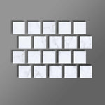 Special Cut | 3x3 Carrara White Marble Polished Tile Special Cut | 3x3 Carrara White Marble Polished Tile - American Tile Depot