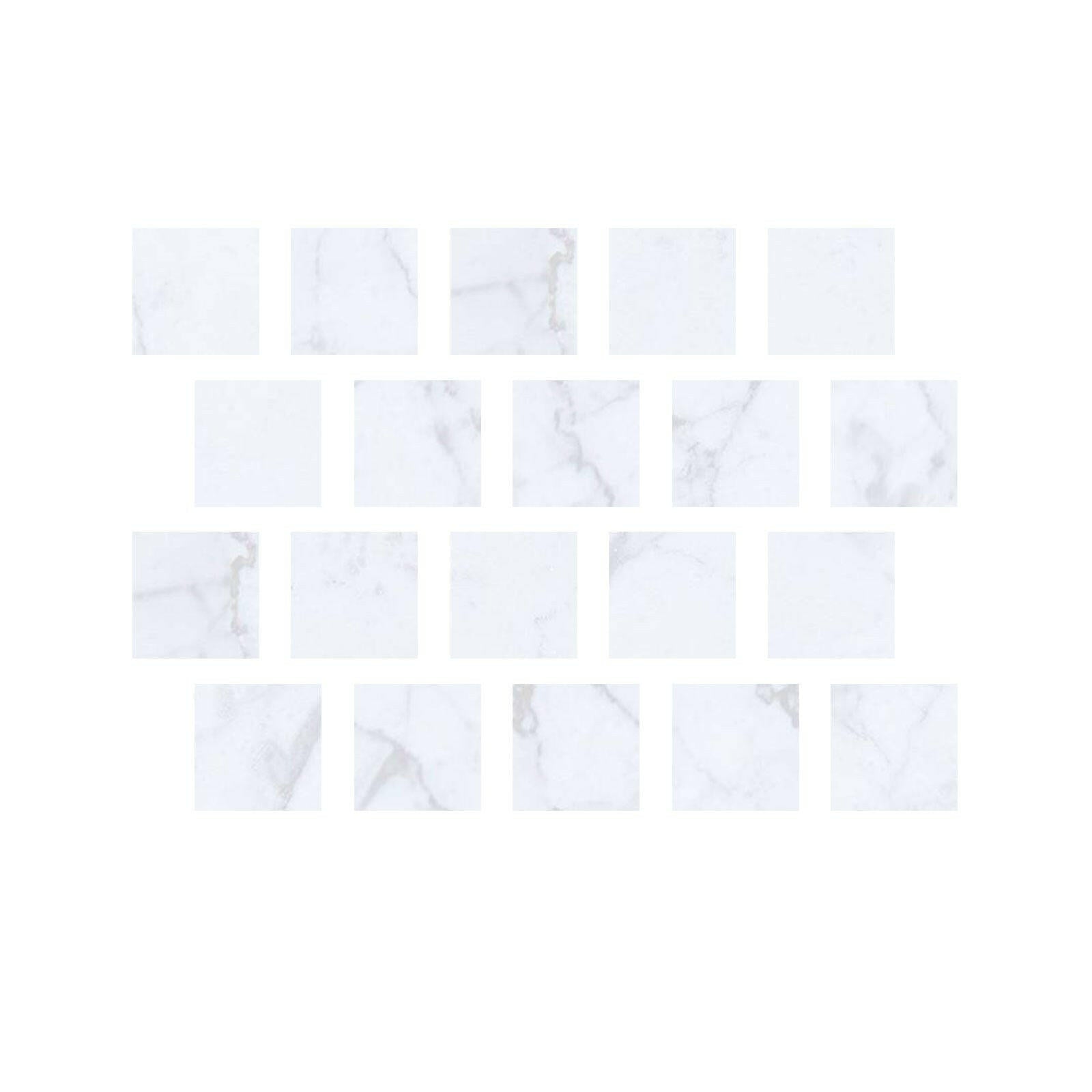 Special Cut | 3x3 Carrara White Marble Polished Tile Special Cut | 3x3 Carrara White Marble Polished Tile - American Tile Depot