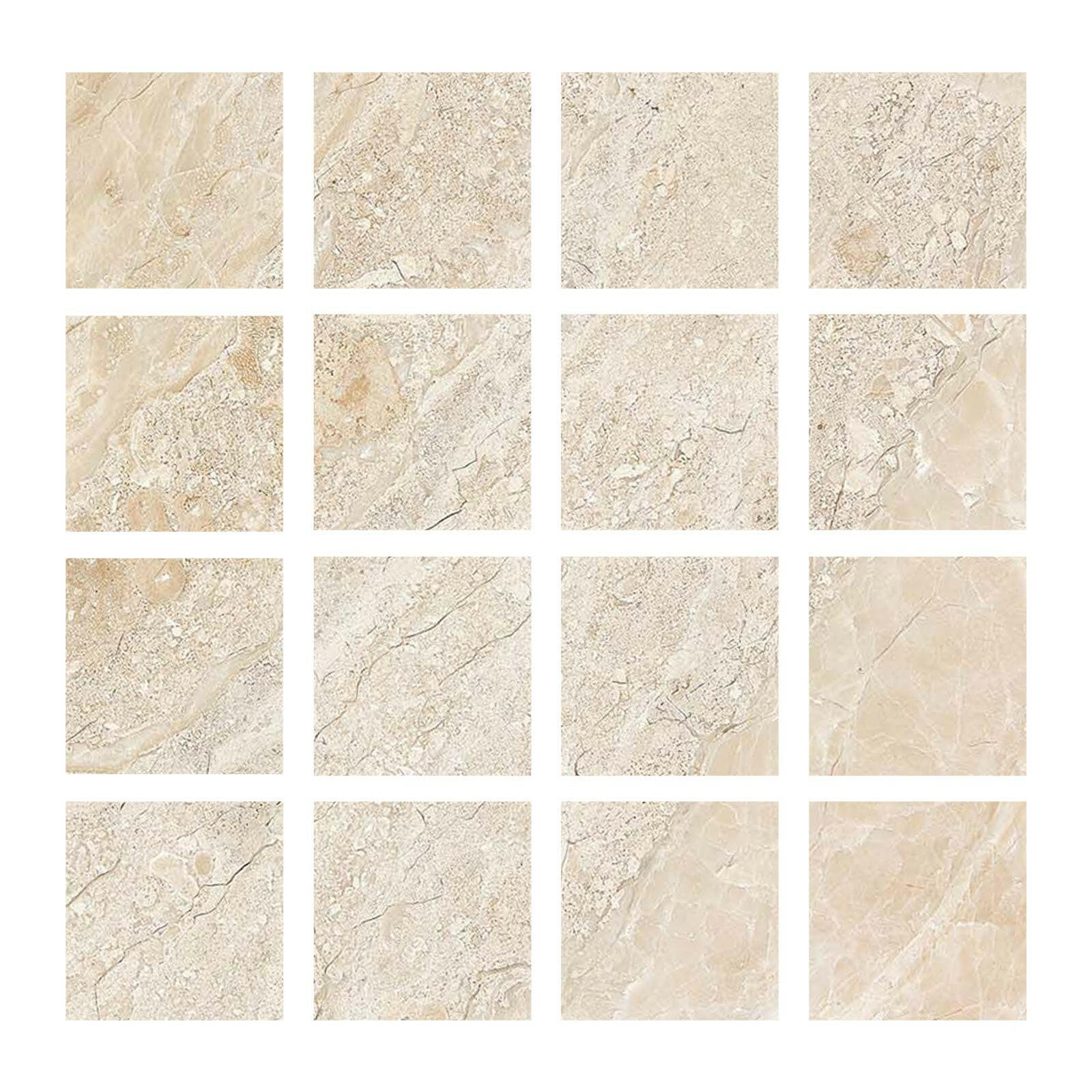 Special Cut | 3x3 Diano Royal (Queen Beige) Marble Honed Tile Special Cut | 3x3 Diano Royal (Queen Beige) Marble Honed Tile - American Tile Depot