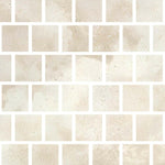 Special Cut | 3x3 Durango Cream Travertine Filled & Honed Tile Special Cut | 3x3 Durango Cream Travertine Filled & Honed Tile - American Tile Depot