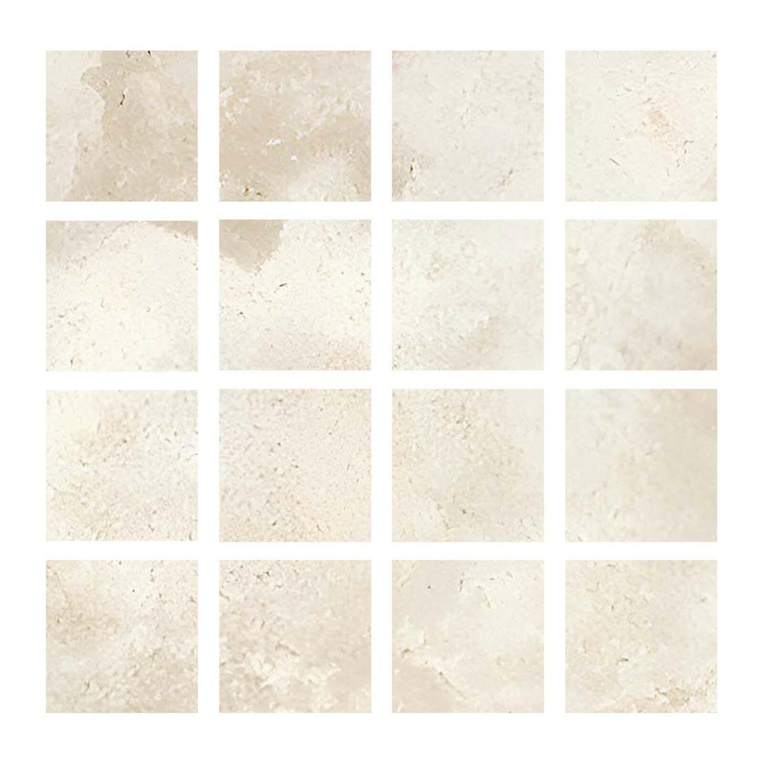 Special Cut | 3x3 Durango Cream Travertine Filled & Honed Tile Special Cut | 3x3 Durango Cream Travertine Filled & Honed Tile - American Tile Depot