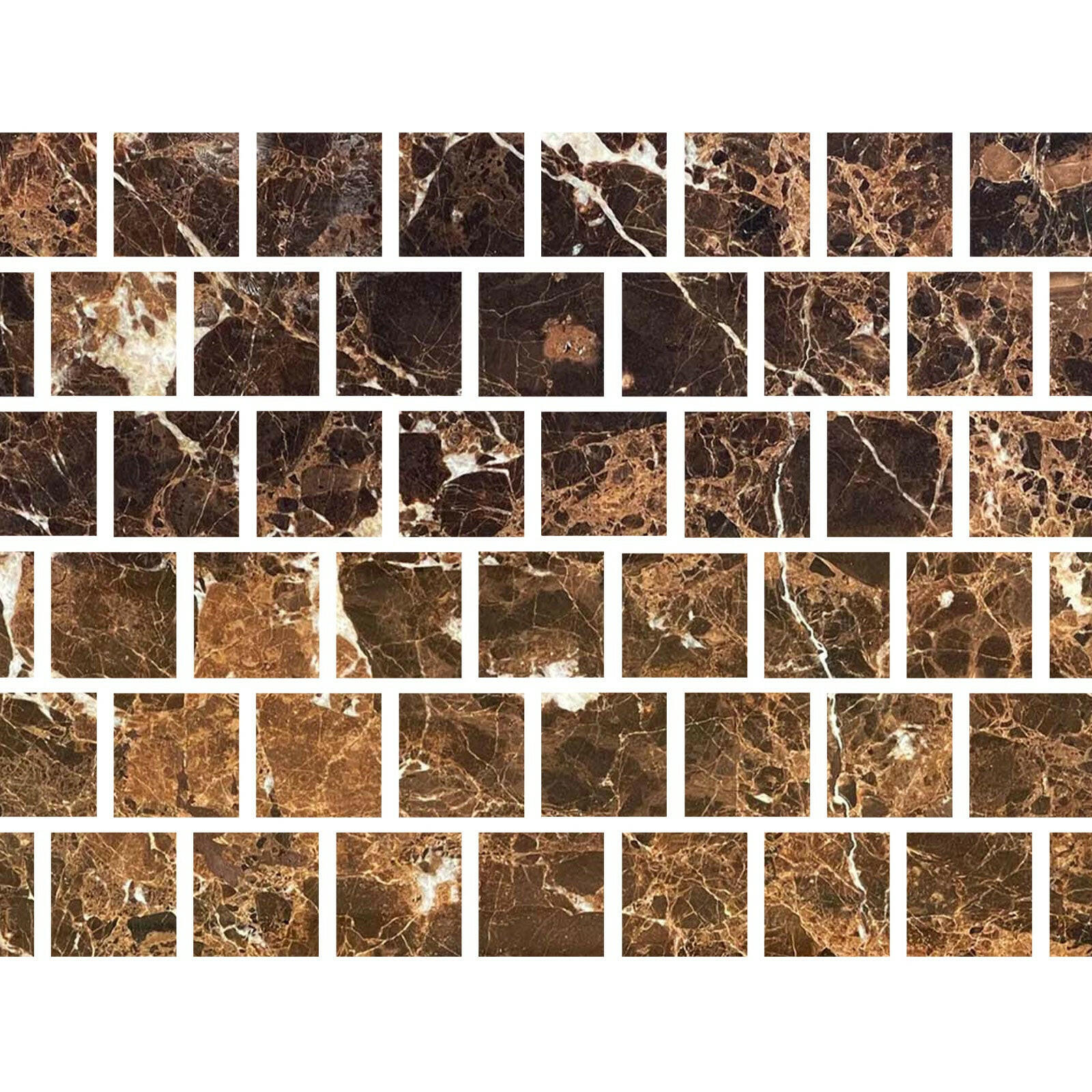 Special Cut | 3x3 Emperador Dark Marble Polished Tile Special Cut | 3x3 Emperador Dark Marble Polished Tile - American Tile Depot