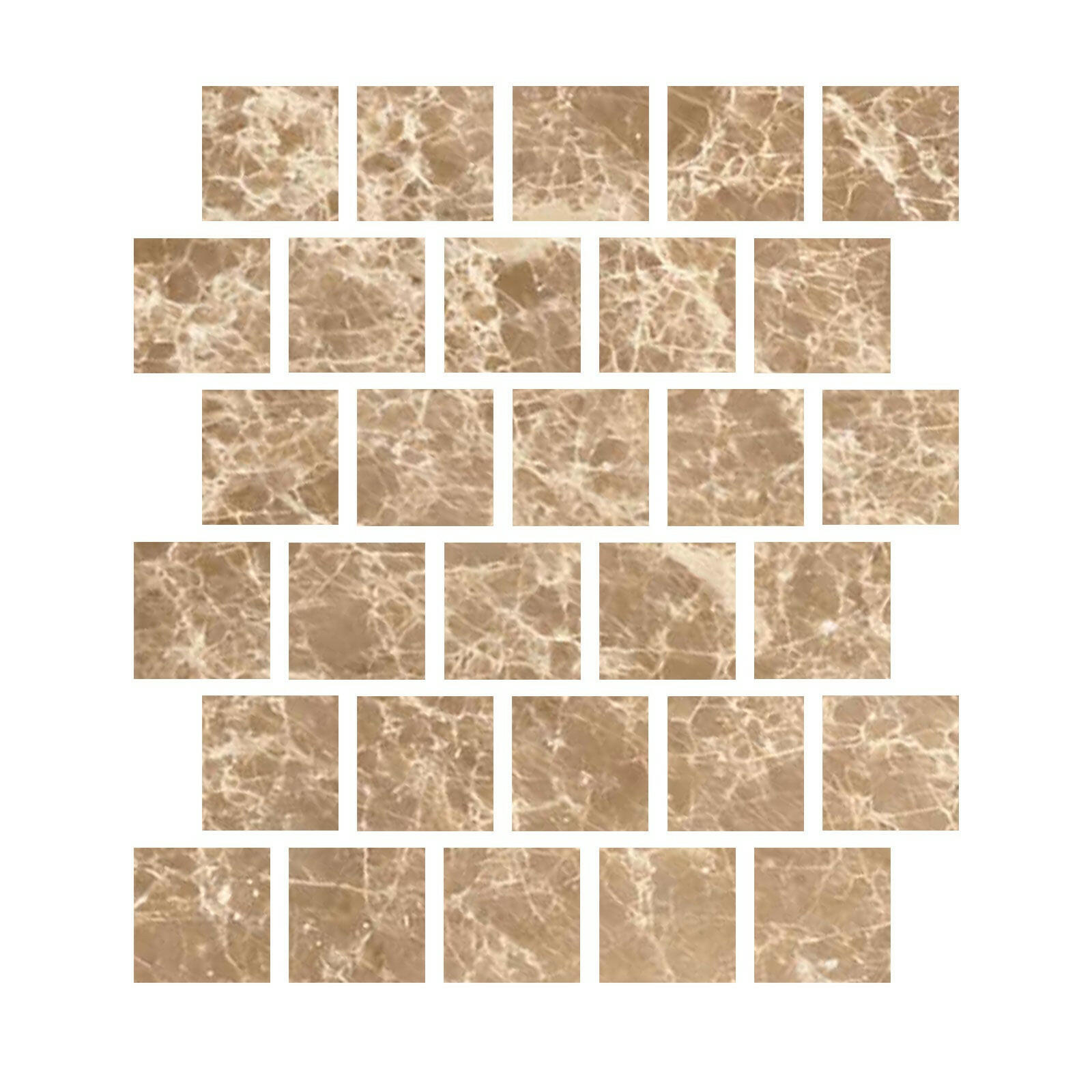 Special Cut | 3x3 Emperador Light Marble Polished Tile Special Cut | 3x3 Emperador Light Marble Polished Tile - American Tile Depot