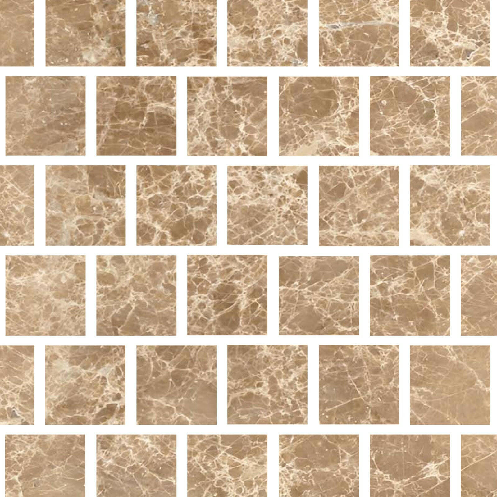 Special Cut | 3x3 Emperador Light Marble Polished Tile Special Cut | 3x3 Emperador Light Marble Polished Tile - American Tile Depot