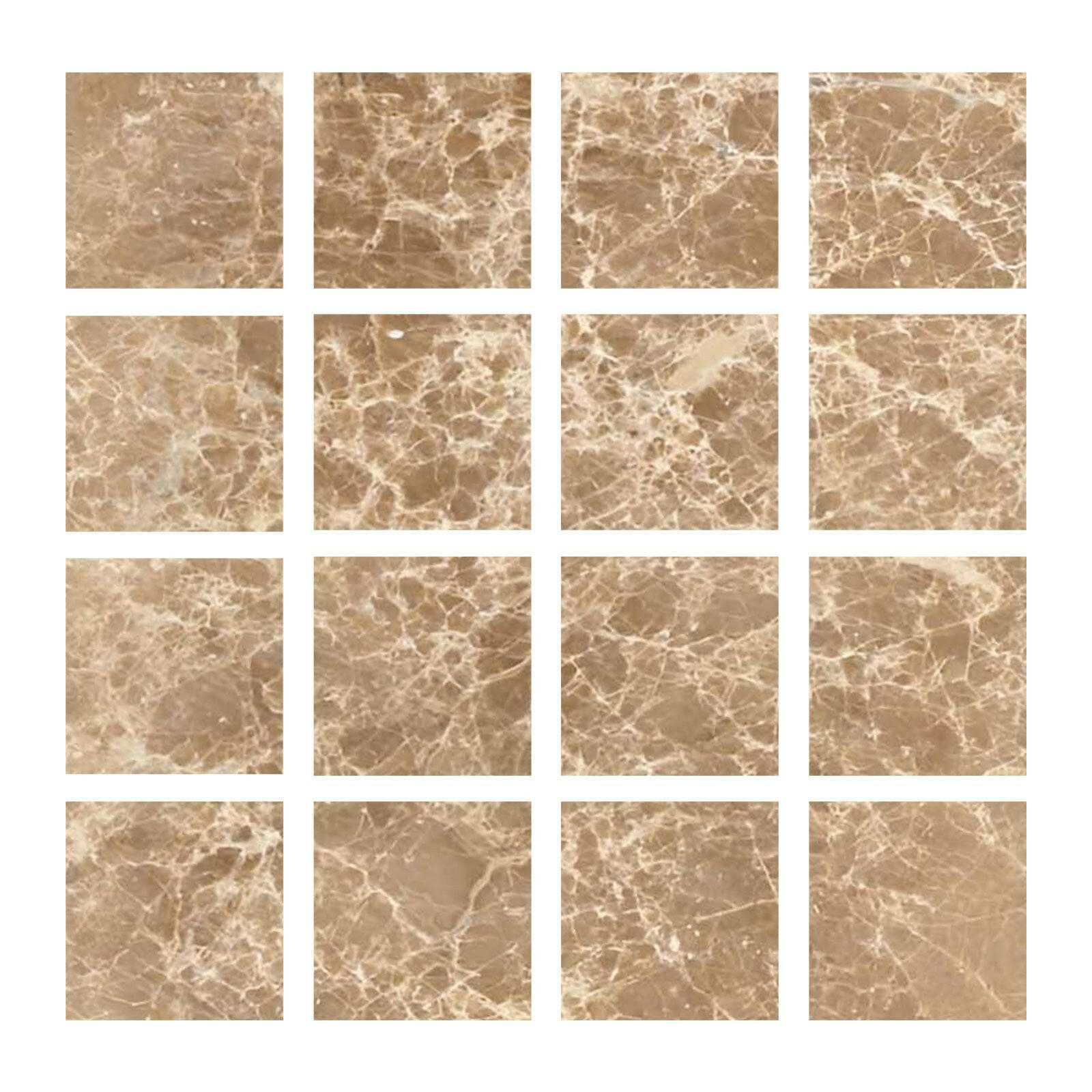 Special Cut | 3x3 Emperador Light Marble Polished Tile Special Cut | 3x3 Emperador Light Marble Polished Tile - American Tile Depot