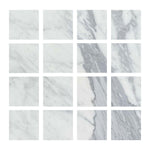 Special Cut | 3x3 Italian Statuary White Marble Honed Tile Special Cut | 3x3 Italian Statuary White Marble Honed Tile - American Tile Depot