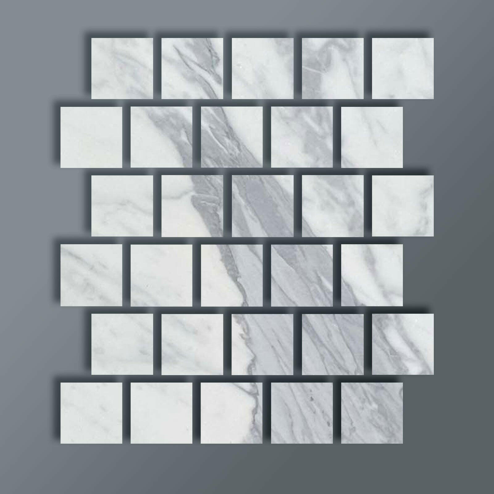 Special Cut | 3x3 Italian Statuary White Marble Polished Tile Special Cut | 3x3 Italian Statuary White Marble Polished Tile - American Tile Depot