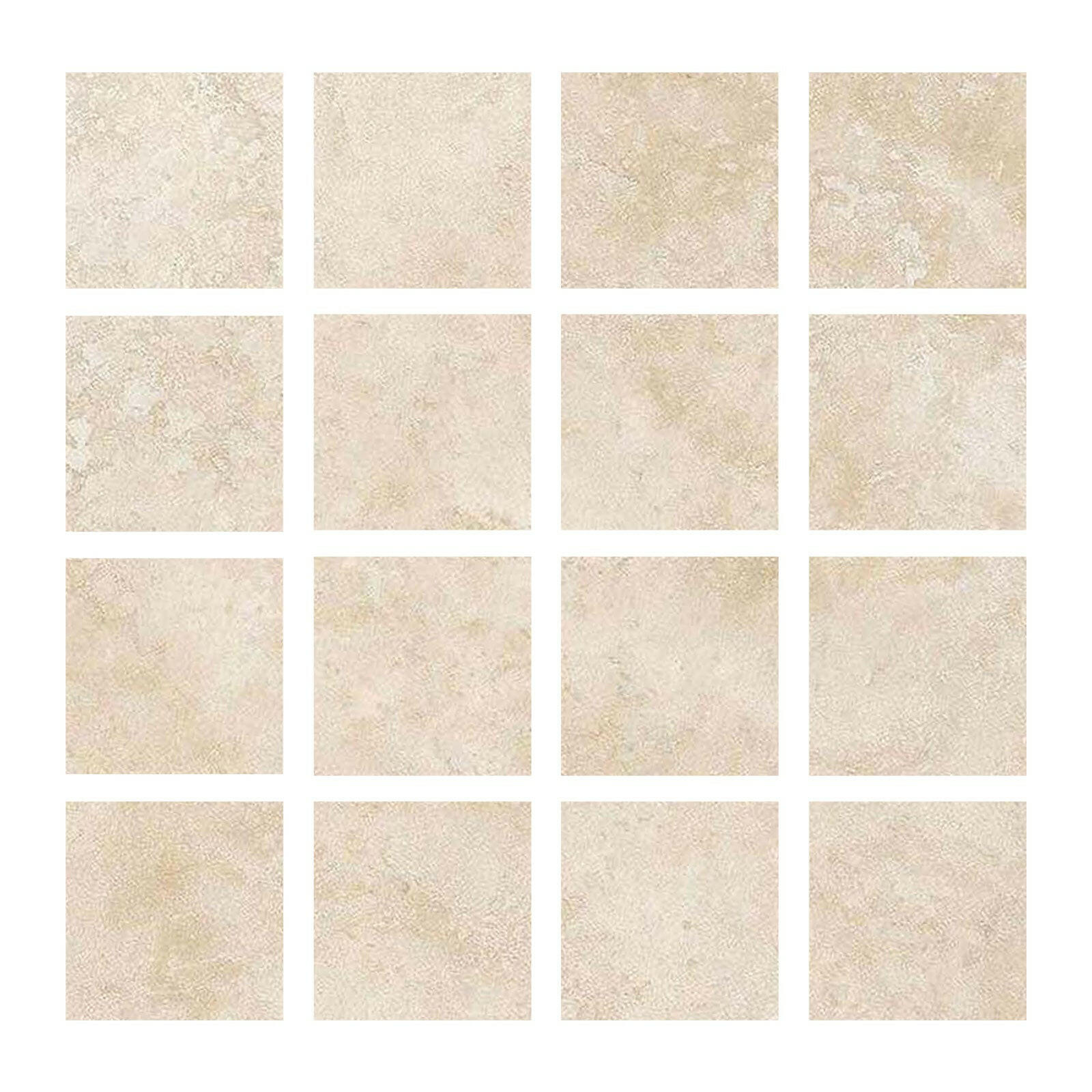 Special Cut | 3x3 Ivory Travertine Filled & Honed Tile Special Cut | 3x3 Ivory Travertine Filled & Honed Tile - American Tile Depot