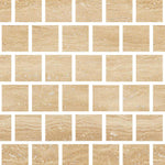 Special Cut | 3x3 Ivory Travertine Vein Cut Filled & Honed Tile Special Cut | 3x3 Ivory Travertine Vein Cut Filled & Honed Tile - American Tile Depot