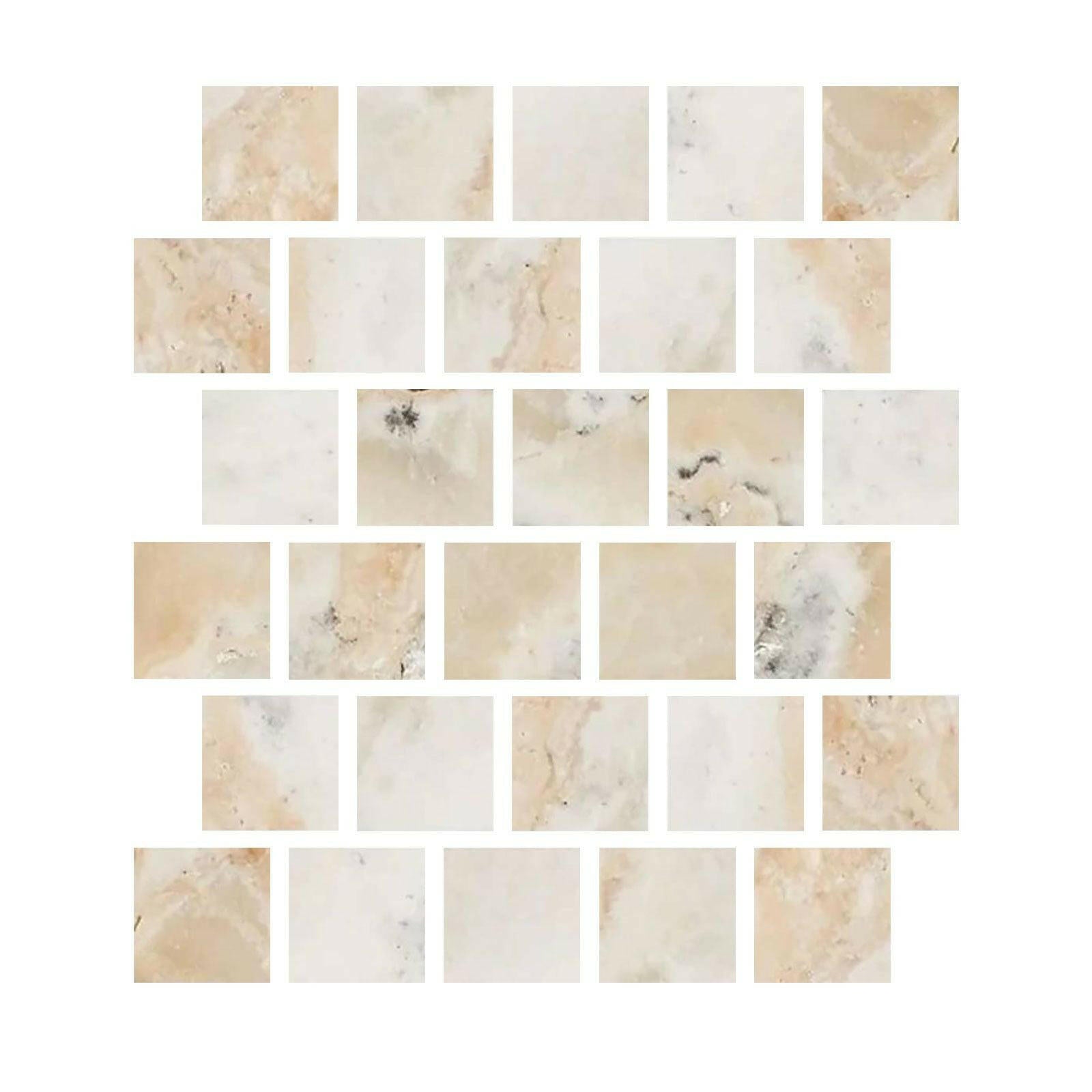 Special Cut | 3x3 Latravonya Travertine Filled & Honed Tile Special Cut | 3x3 Latravonya Travertine Filled & Honed Tile - American Tile Depot