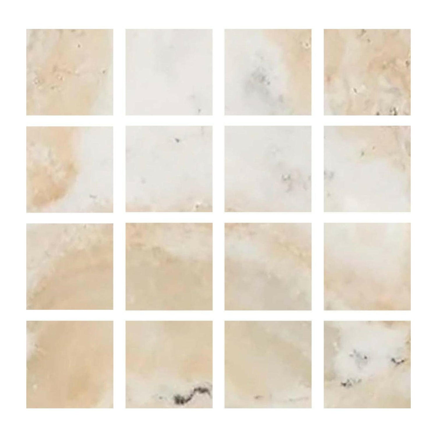 Special Cut | 3x3 Latravonya Travertine Filled & Honed Tile Special Cut | 3x3 Latravonya Travertine Filled & Honed Tile - American Tile Depot