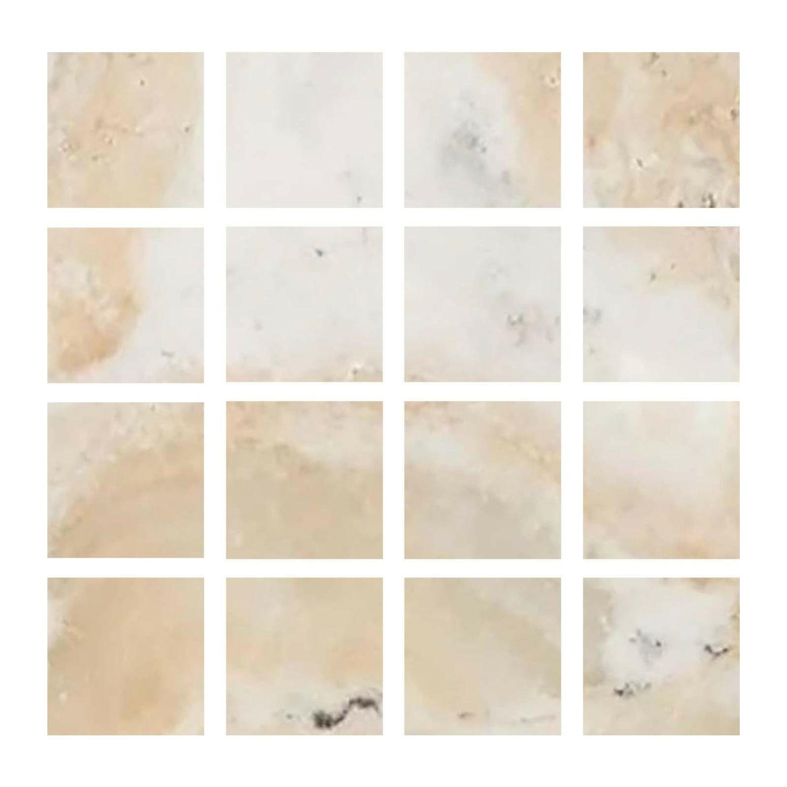Special Cut | 3x3 Latravonya Travertine Filled & Honed Tile Special Cut | 3x3 Latravonya Travertine Filled & Honed Tile - American Tile Depot