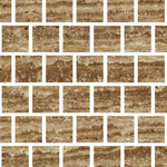 Special Cut | 3x3 Noce Exotic Travertine (Vein-Cut) Filled & Honed Tile Special Cut | 3x3 Noce Exotic Travertine (Vein-Cut) Filled & Honed Tile - American Tile Depot