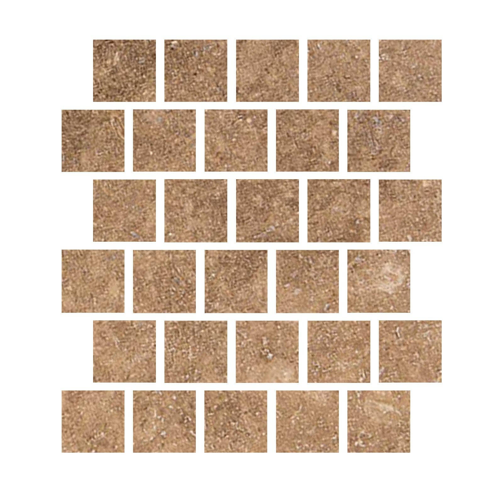 Special Cut | 3x3 Noce Travertine Filled & Honed Tile Special Cut | 3x3 Noce Travertine Filled & Honed Tile - American Tile Depot