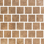 Special Cut | 3x3 Noce Travertine Filled & Honed Tile Special Cut | 3x3 Noce Travertine Filled & Honed Tile - American Tile Depot
