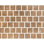 Special Cut | 3x3 Noce Travertine Filled & Honed Tile Special Cut | 3x3 Noce Travertine Filled & Honed Tile - American Tile Depot