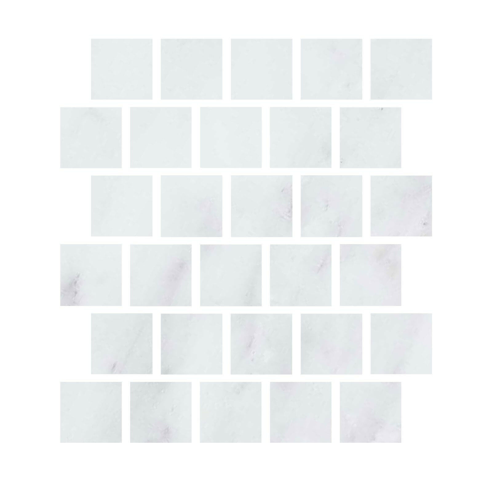 Special Cut | 3x3 Oriental White / Asian Statuary Marble Honed Tile Special Cut | 3x3 Oriental White / Asian Statuary Marble Honed Tile - American Tile Depot