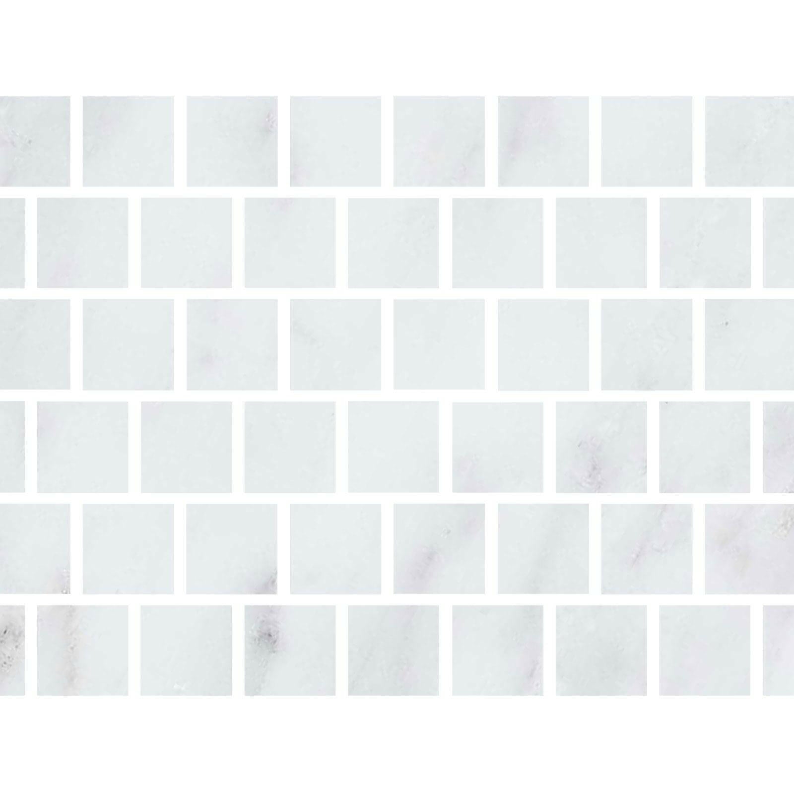 Special Cut | 3x3 Oriental White / Asian Statuary Marble Honed Tile Special Cut | 3x3 Oriental White / Asian Statuary Marble Honed Tile - American Tile Depot