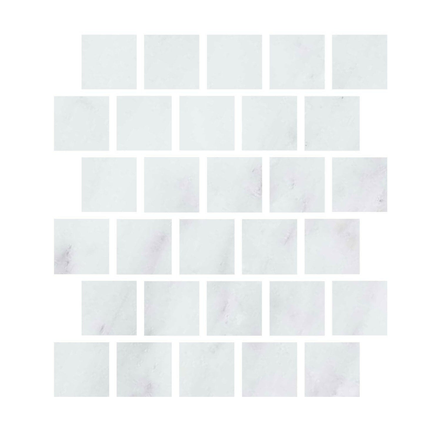 Special Cut | 3x3 Oriental White / Asian Statuary Marble Polished Tile Special Cut | 3x3 Oriental White / Asian Statuary Marble Polished Tile - American Tile Depot