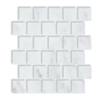 Special Cut | 3x3 Oriental White / Asian Statuary Marble Polished Tile Special Cut | 3x3 Oriental White / Asian Statuary Marble Polished Tile - American Tile Depot