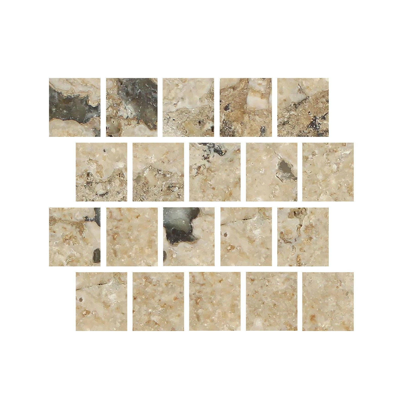 Special Cut | 3x3 Philadelphia Travertine Filled & Honed Tile Special Cut | 3x3 Philadelphia Travertine Filled & Honed Tile - American Tile Depot
