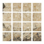 Special Cut | 3x3 Philadelphia Travertine Filled & Honed Tile Special Cut | 3x3 Philadelphia Travertine Filled & Honed Tile - American Tile Depot