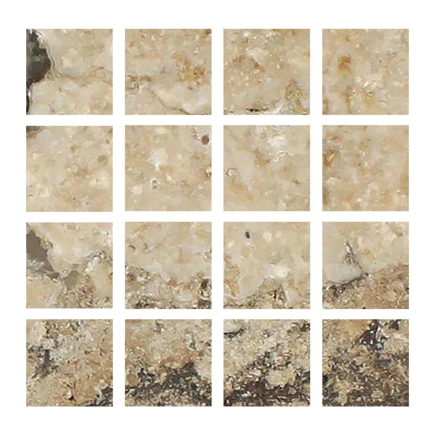 Special Cut | 3x3 Philadelphia Travertine Filled & Honed Tile Special Cut | 3x3 Philadelphia Travertine Filled & Honed Tile - American Tile Depot