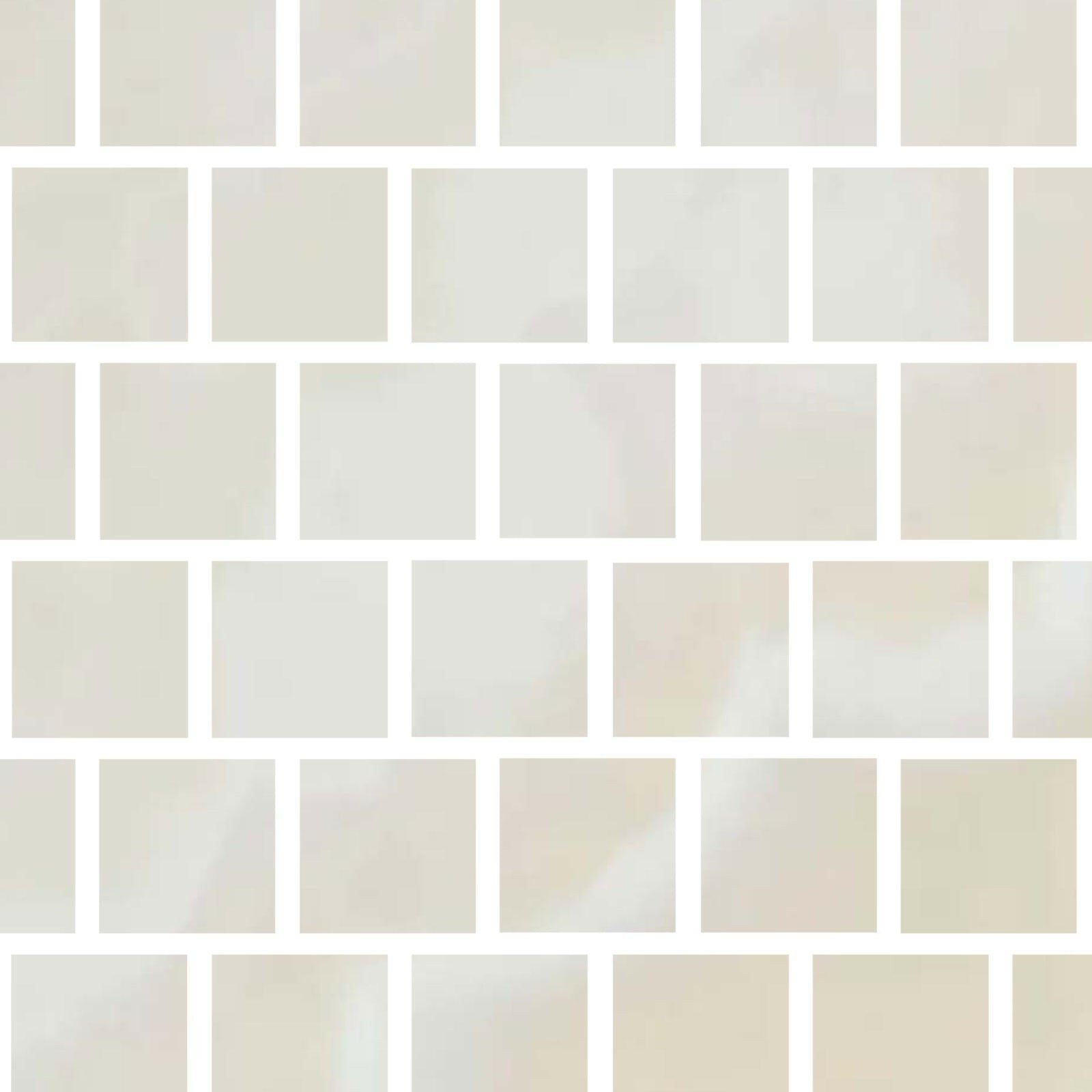 Special Cut | 3x3 Premium White Onyx CROSS-CUT Polished Tile - American Tile Depot