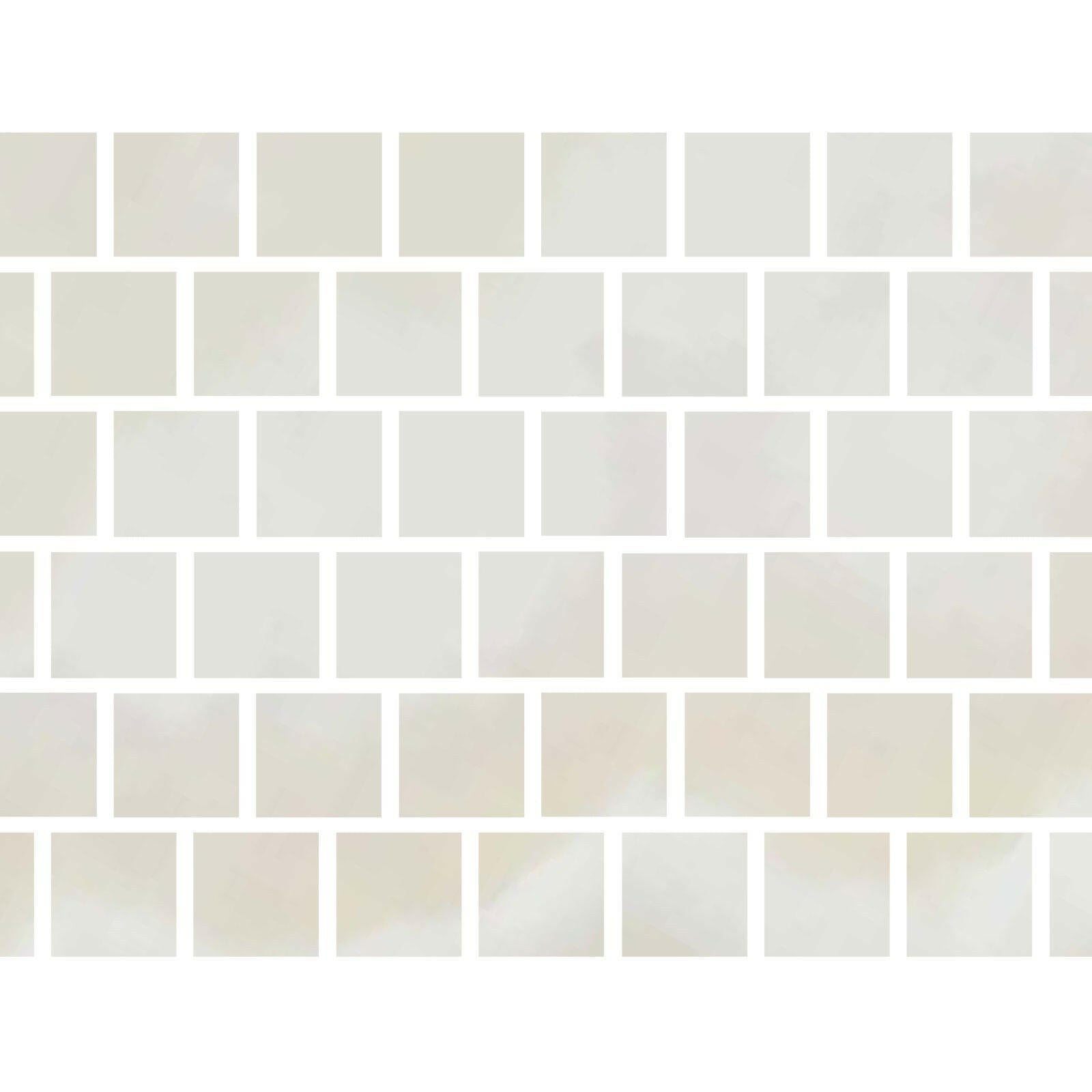 Special Cut | 3x3 Premium White Onyx CROSS-CUT Polished Tile - American Tile Depot