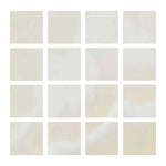 Special Cut | 3x3 Premium White Onyx CROSS-CUT Polished Tile - American Tile Depot