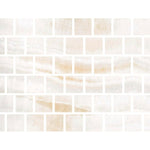 Special Cut | 3x3 Premium White Onyx VEIN-CUT Polished Tile - American Tile Depot
