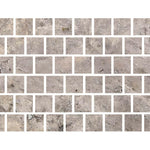 Special Cut | 3x3 Silver Travertine Filled & Honed Tile Special Cut | 3x3 Silver Travertine Filled & Honed Tile - American Tile Depot