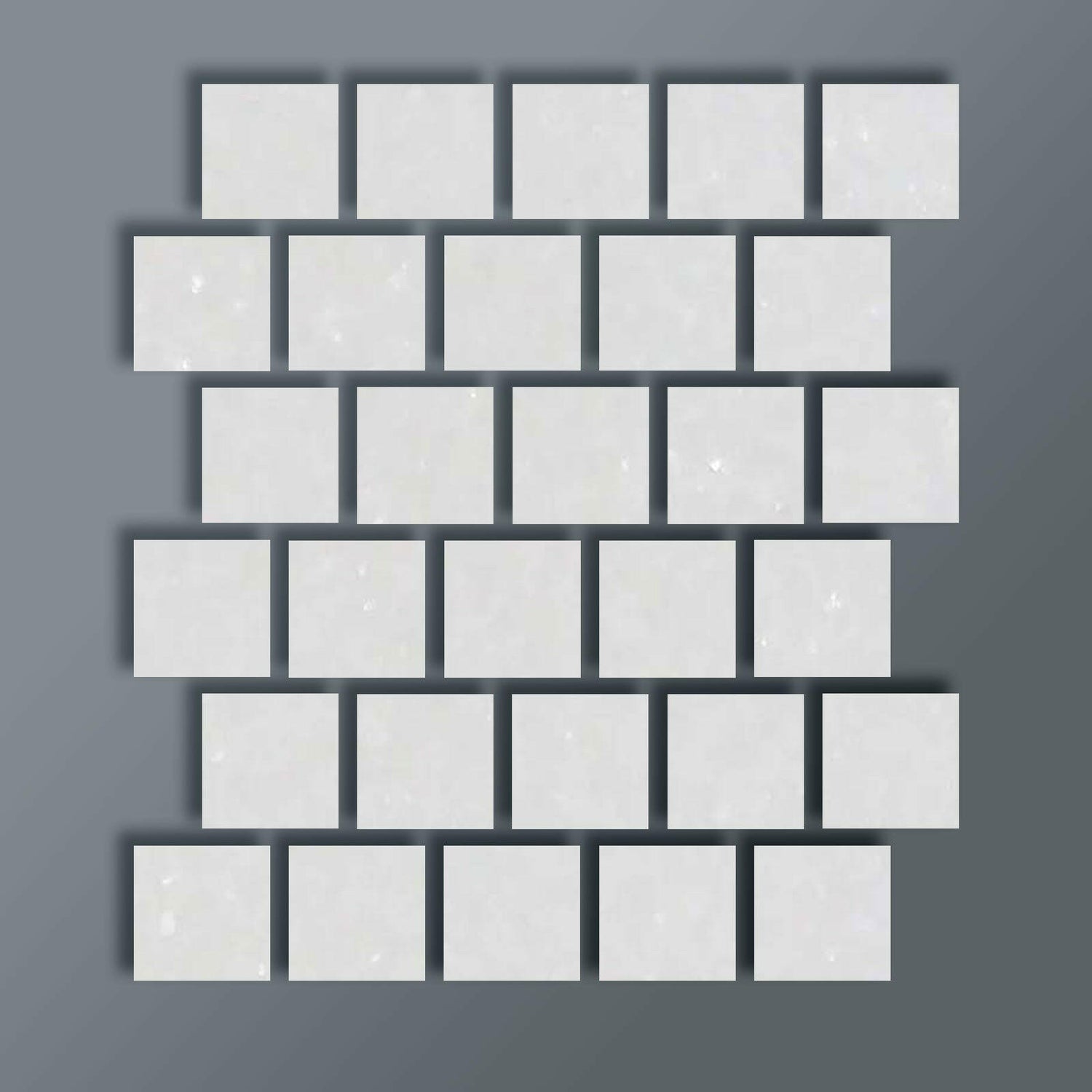 Special Cut | 3x3 Thassos White Marble Polished Tile Special Cut | 3x3 Thassos White Marble Polished Tile - American Tile Depot