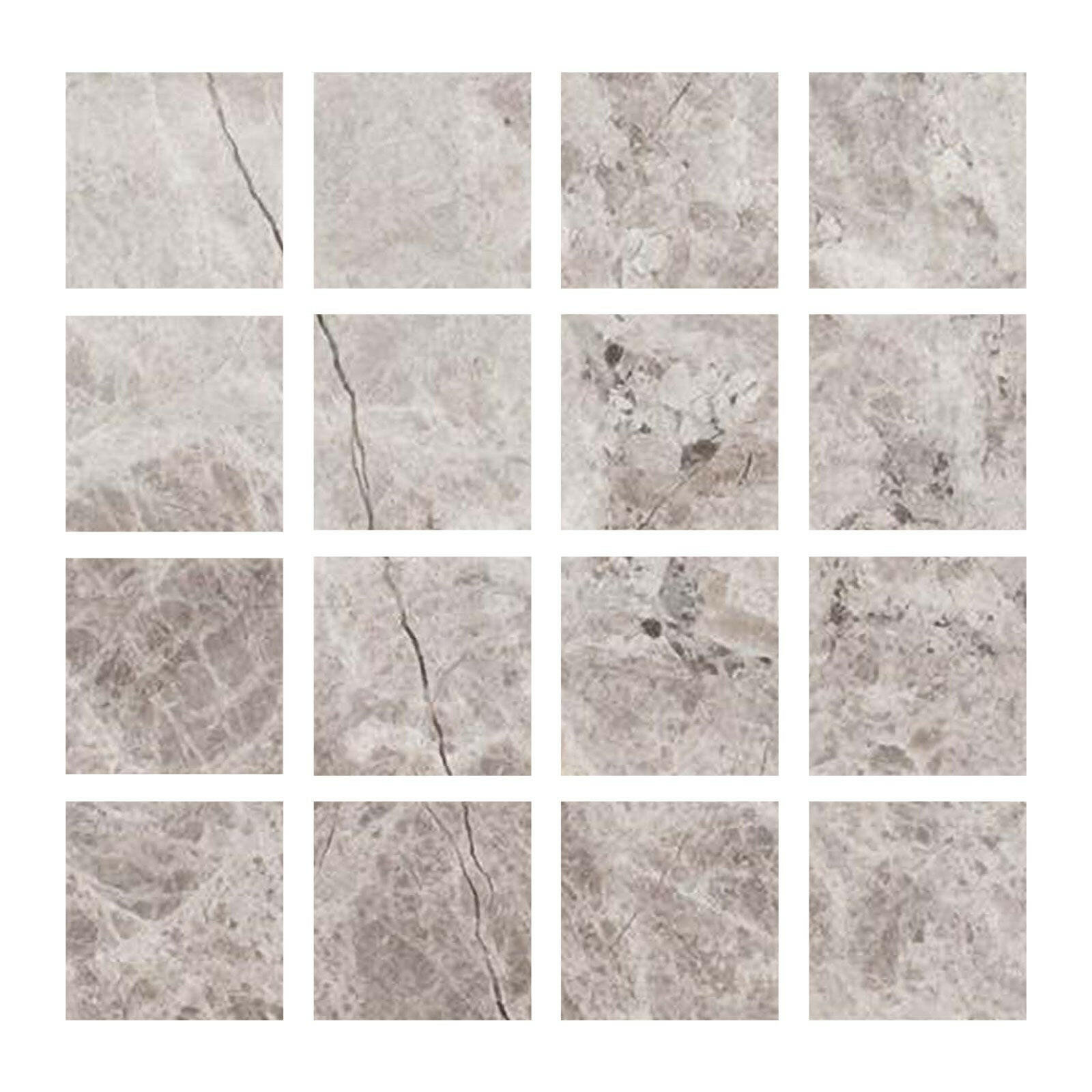 Special Cut | 3x3 Tundra Gray (Atlantic Gray) Marble Honed Tile Special Cut | 3x3 Tundra Gray (Atlantic Gray) Marble Honed Tile - American Tile Depot