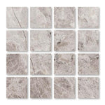 Special Cut | 3x3 Tundra Gray (Atlantic Gray) Marble Polished Tile Special Cut | 3x3 Tundra Gray (Atlantic Gray) Marble Polished Tile - American Tile Depot