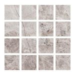 Special Cut | 3x3 Tundra Gray (Atlantic Gray) Marble Polished Tile Special Cut | 3x3 Tundra Gray (Atlantic Gray) Marble Polished Tile - American Tile Depot