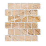 Special Cut | 3x3 Valencia Travertine Filled & Honed Tile Special Cut | 3x3 Valencia Travertine Filled & Honed Tile - American Tile Depot