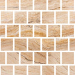 Special Cut | 3x3 Valencia Travertine Filled & Honed Tile Special Cut | 3x3 Valencia Travertine Filled & Honed Tile - American Tile Depot