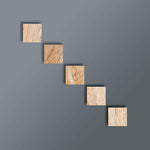 Special Cut | 3x3 Valencia Travertine Filled & Honed Tile Special Cut | 3x3 Valencia Travertine Filled & Honed Tile - American Tile Depot