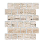 Special Cut | 3x3 Valerenga Travertine Filled & Honed Tile Special Cut | 3x3 Valerenga Travertine Filled & Honed Tile - American Tile Depot